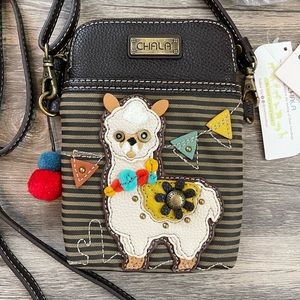Chala llama crossbody handbag